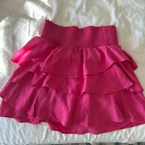 pink skirt